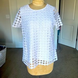 Charter Club white lace top